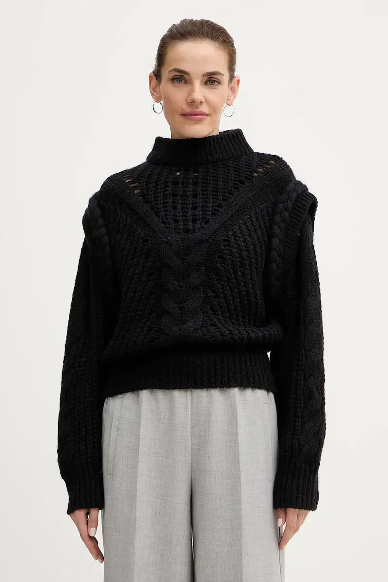 maglione con lana C_Fasta Nero