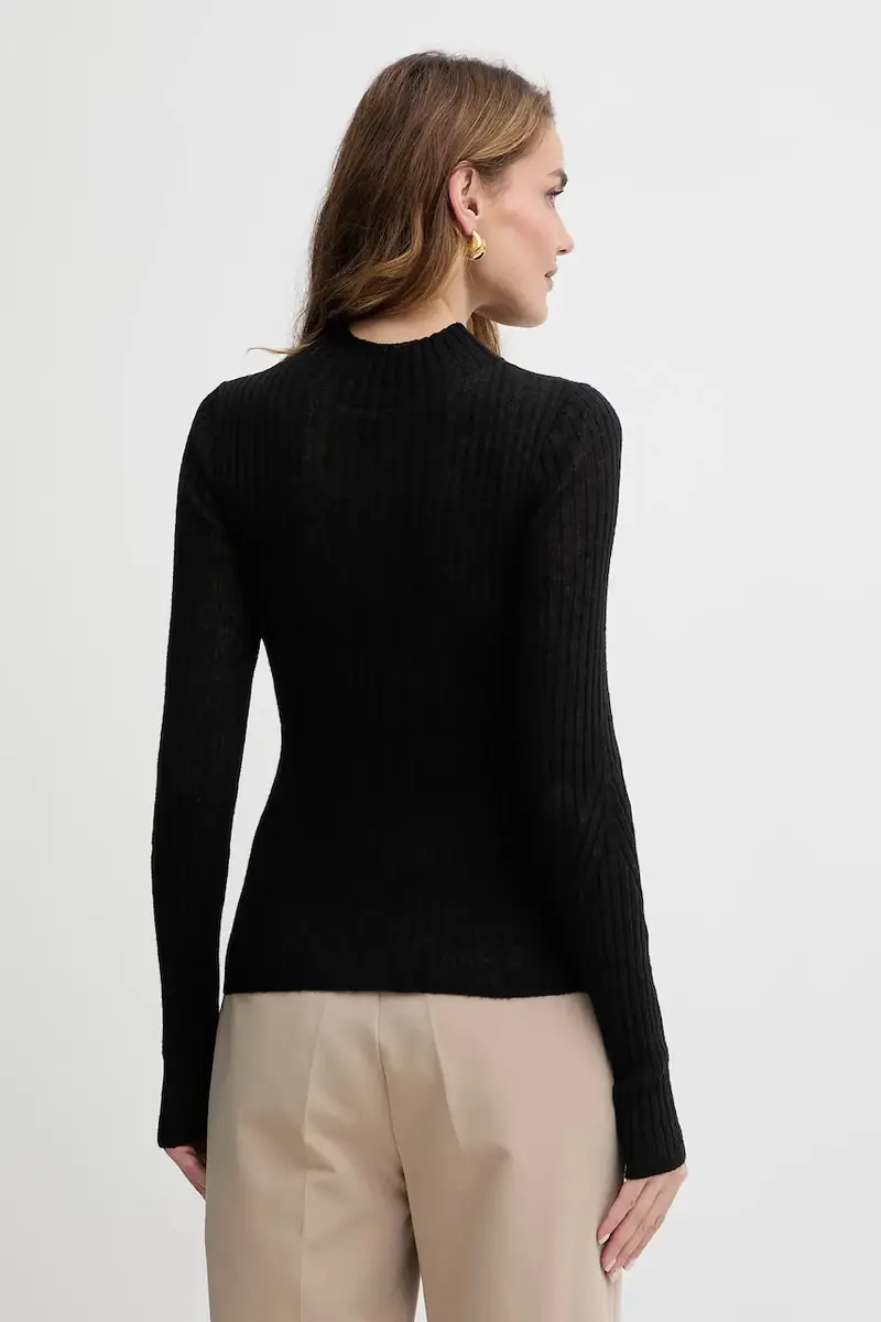 maglione con lana C_Fenni Nero miniatura 3