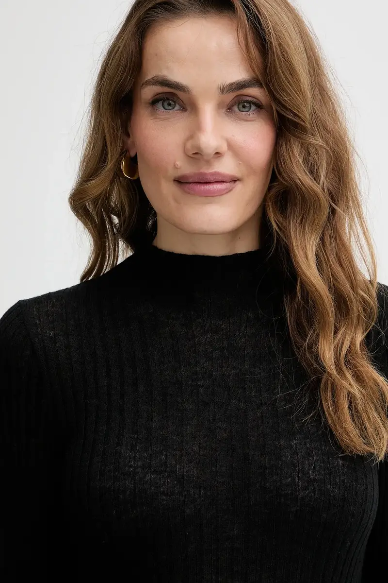 maglione con lana C_Fenni Nero miniatura 4