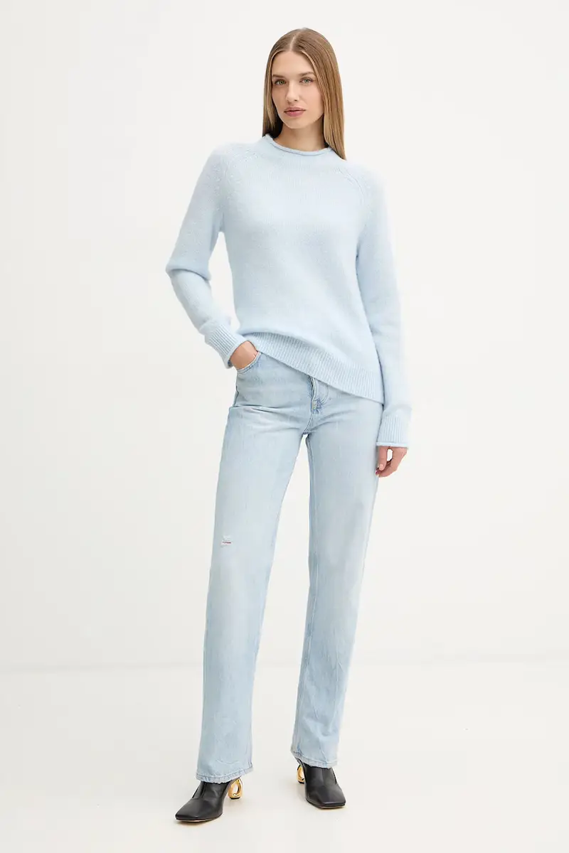 maglione con lana C_Fesperanasy colore blu 50548930 miniatura 2