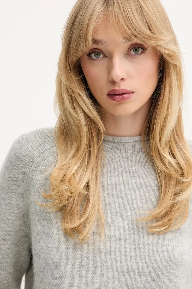 maglione con lana C_Fesperanasy Grigio miniatura 4