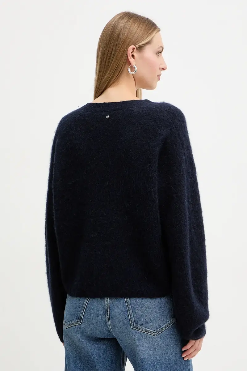 maglione con lana C_Fiti colore blu navy 50549185 miniatura 3