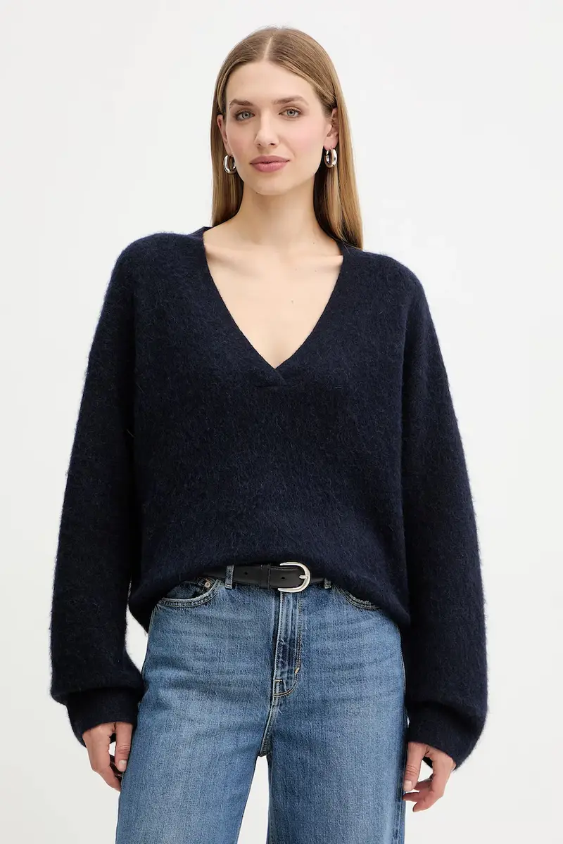 maglione con lana C_Fiti colore blu navy 50549185