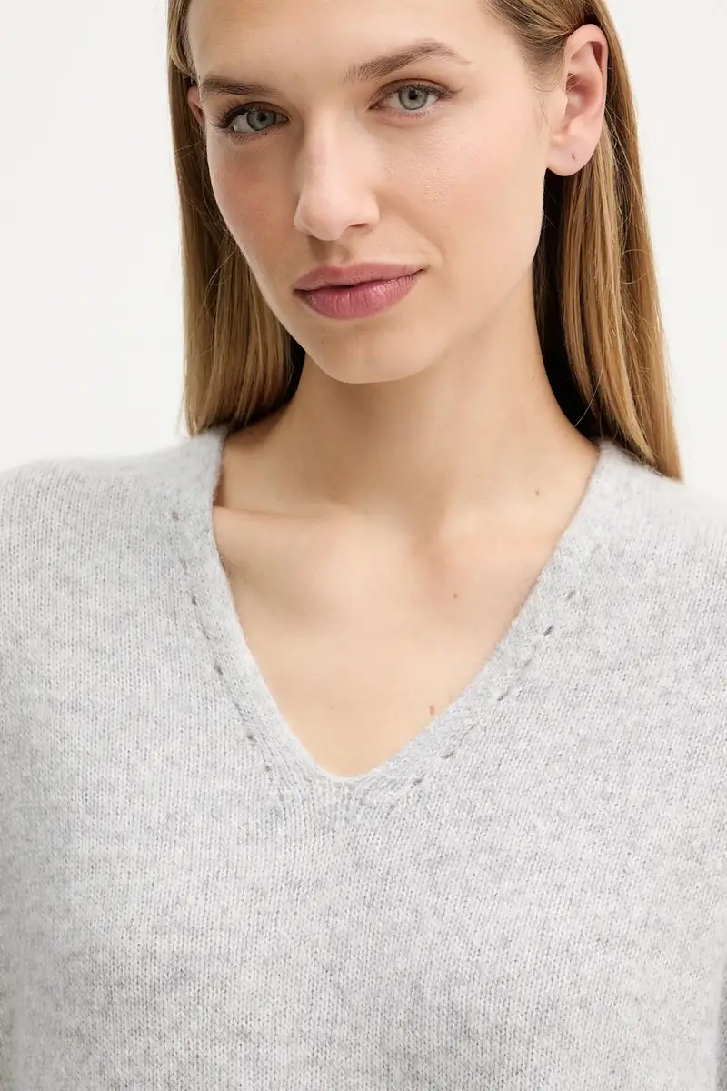 maglione con lana C Fondyssa colore grigio 50550464 miniatura 4