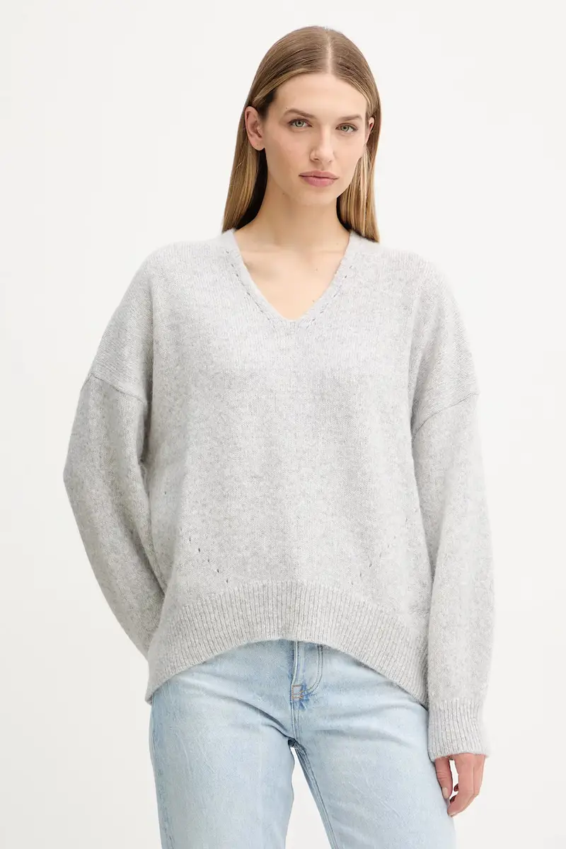 maglione con lana C Fondyssa colore grigio 50550464