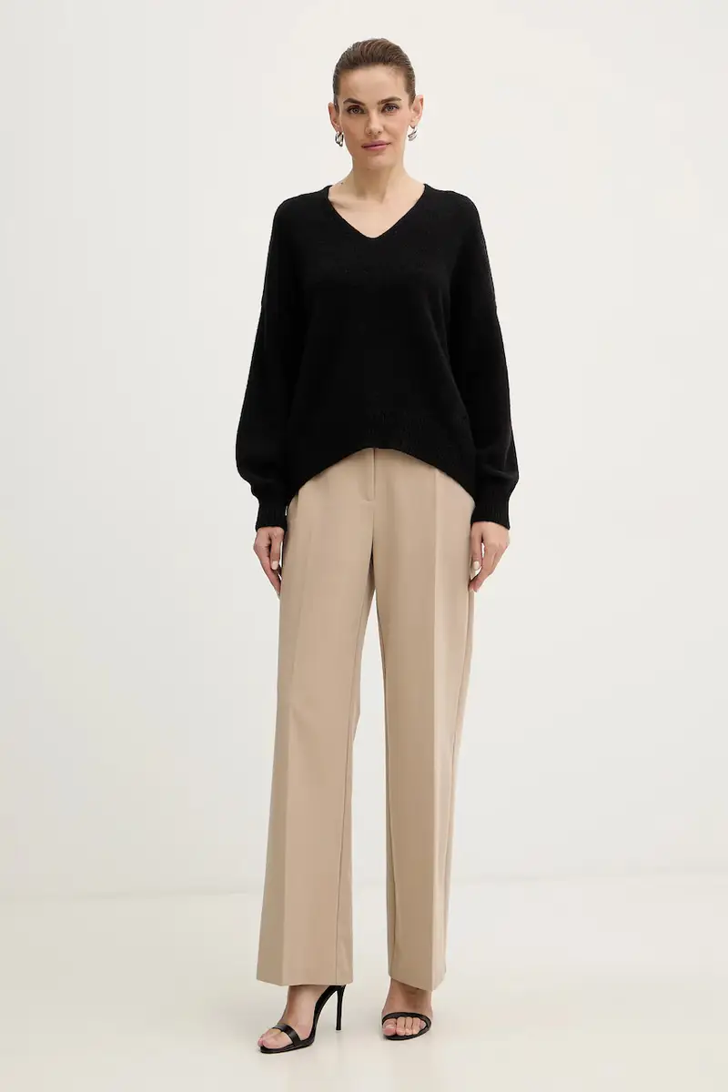 maglione con lana C Fondyssa Nero miniatura 2