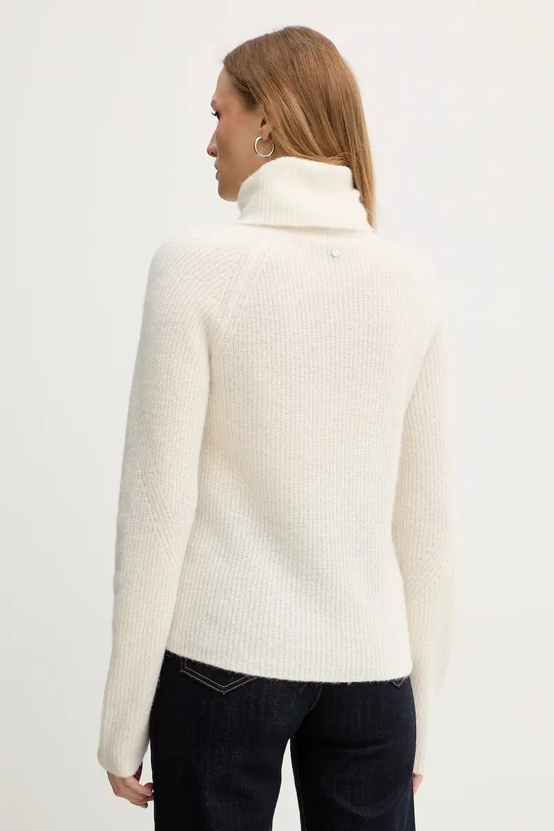 maglione con lana colore beige 50548937 miniatura 3