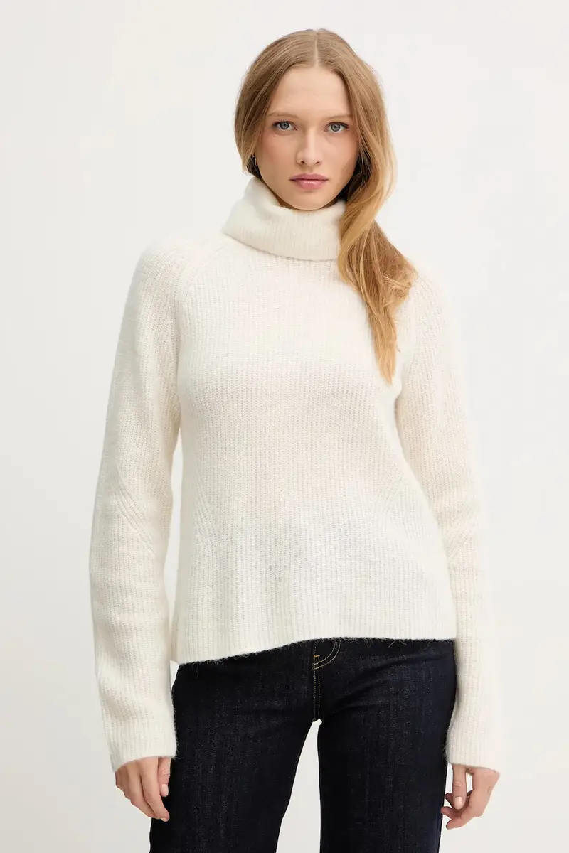 maglione con lana colore beige 50548937