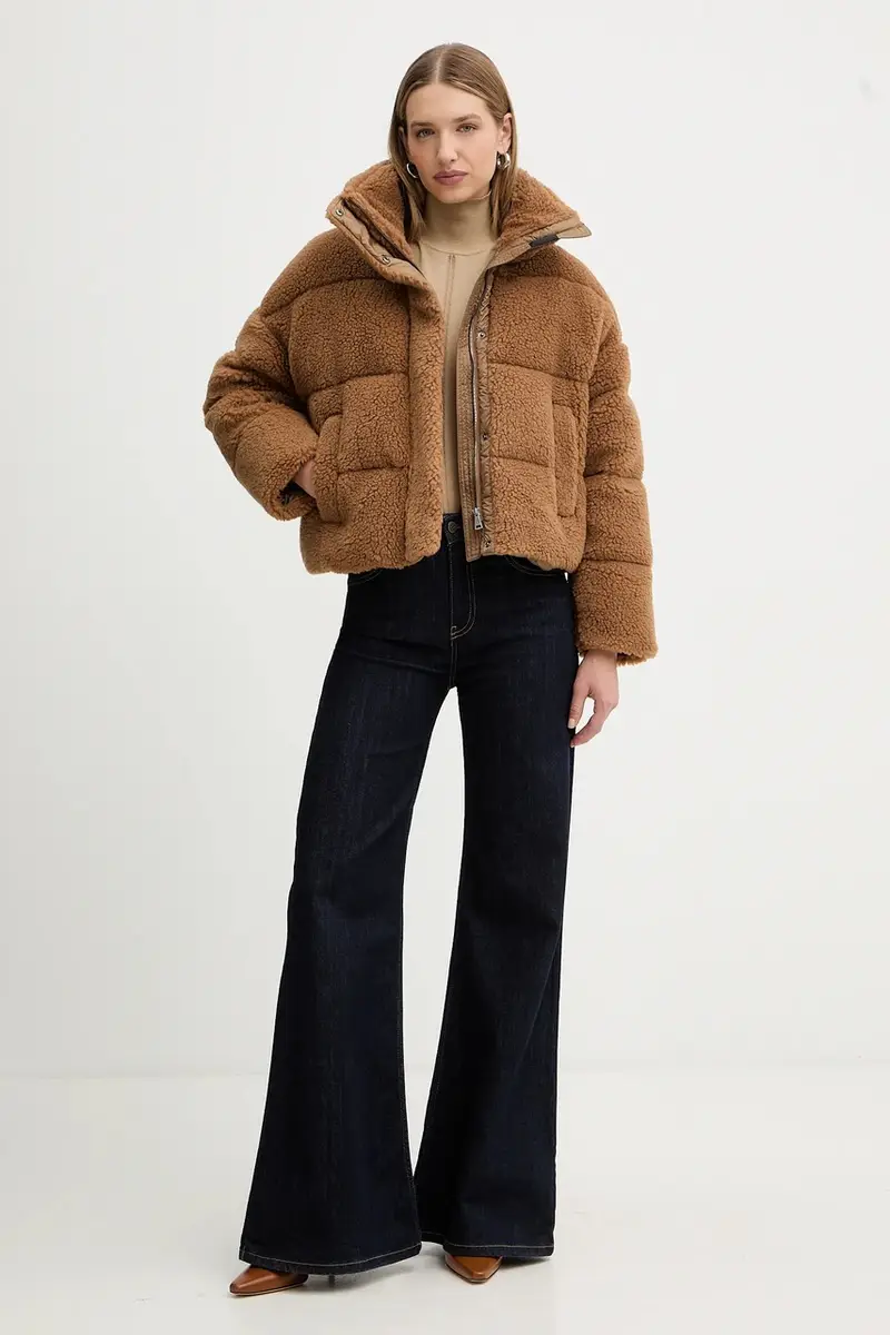 maglione con lana colore beige 50551356 miniatura 2