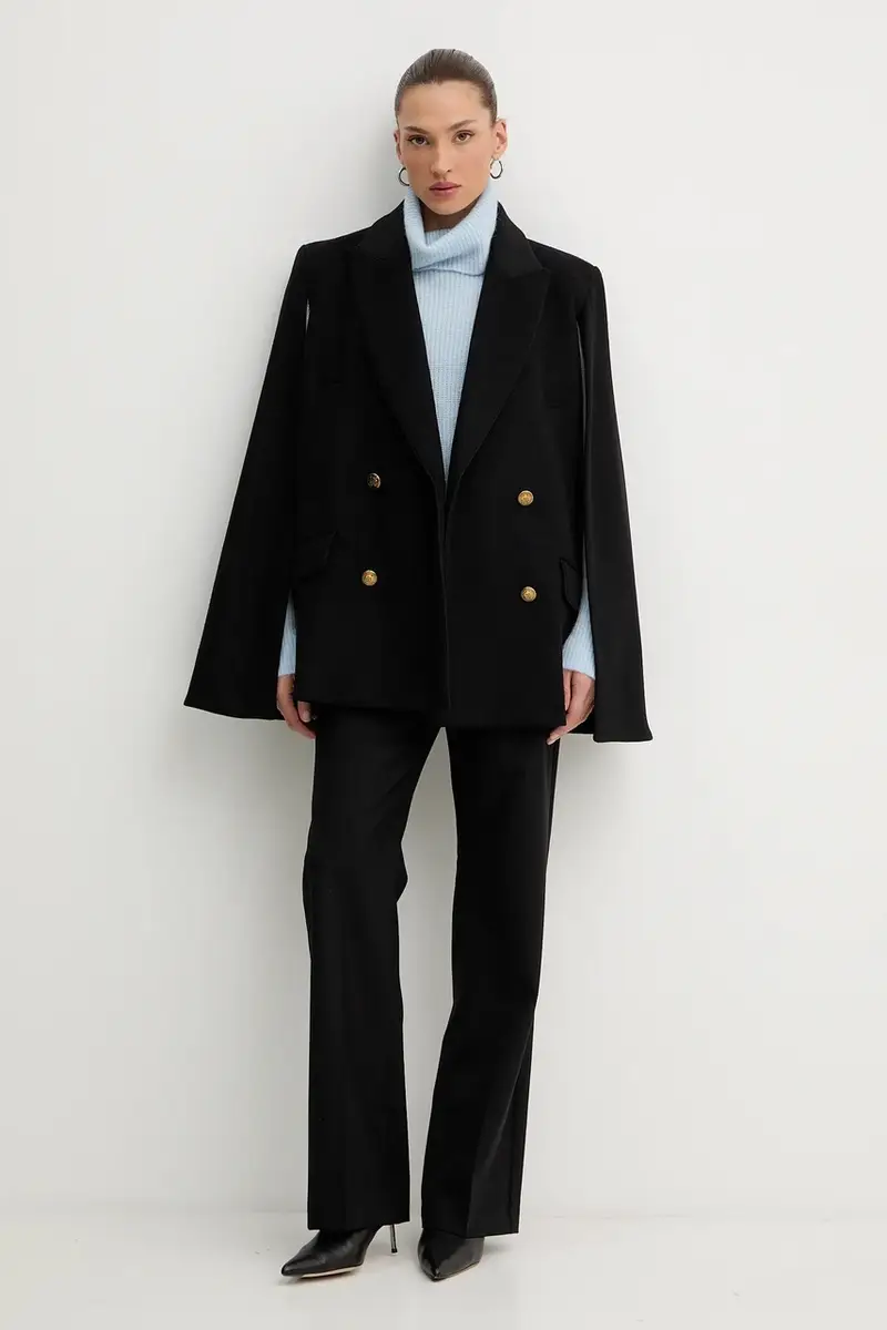 maglione con lana colore blu 50548937 miniatura 2