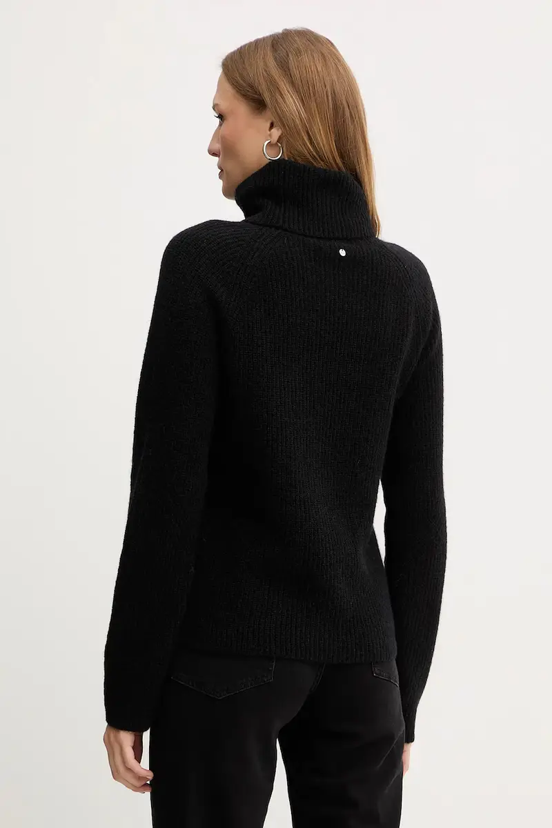 maglione con lana colore nero 50548937 miniatura 3