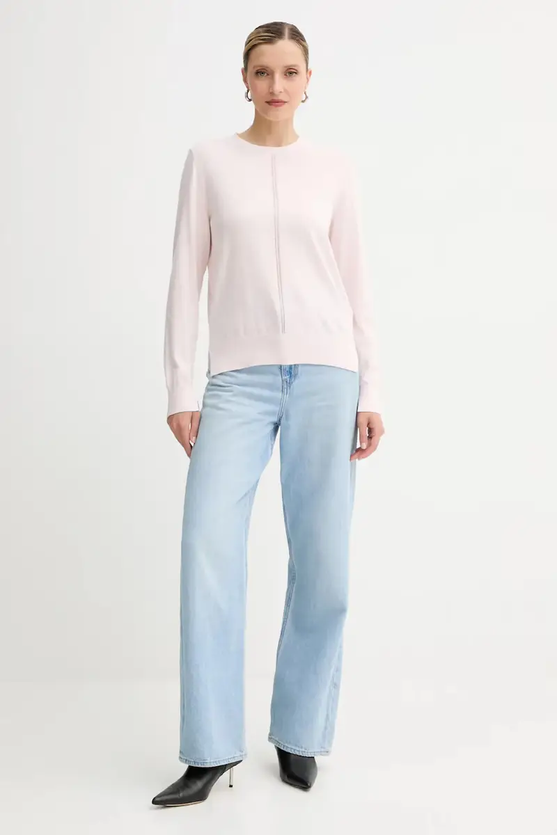 maglione con lana colore rosa 50548927 miniatura 2