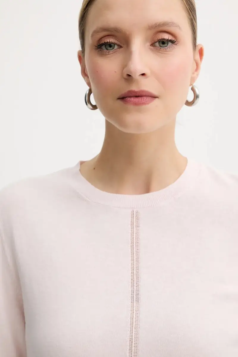 maglione con lana colore rosa 50548927 miniatura 4