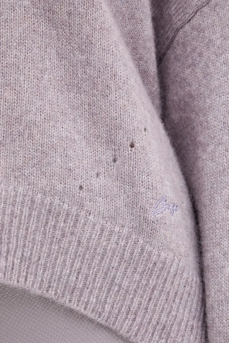 maglione con lana colore violetto 50550464 miniatura 5