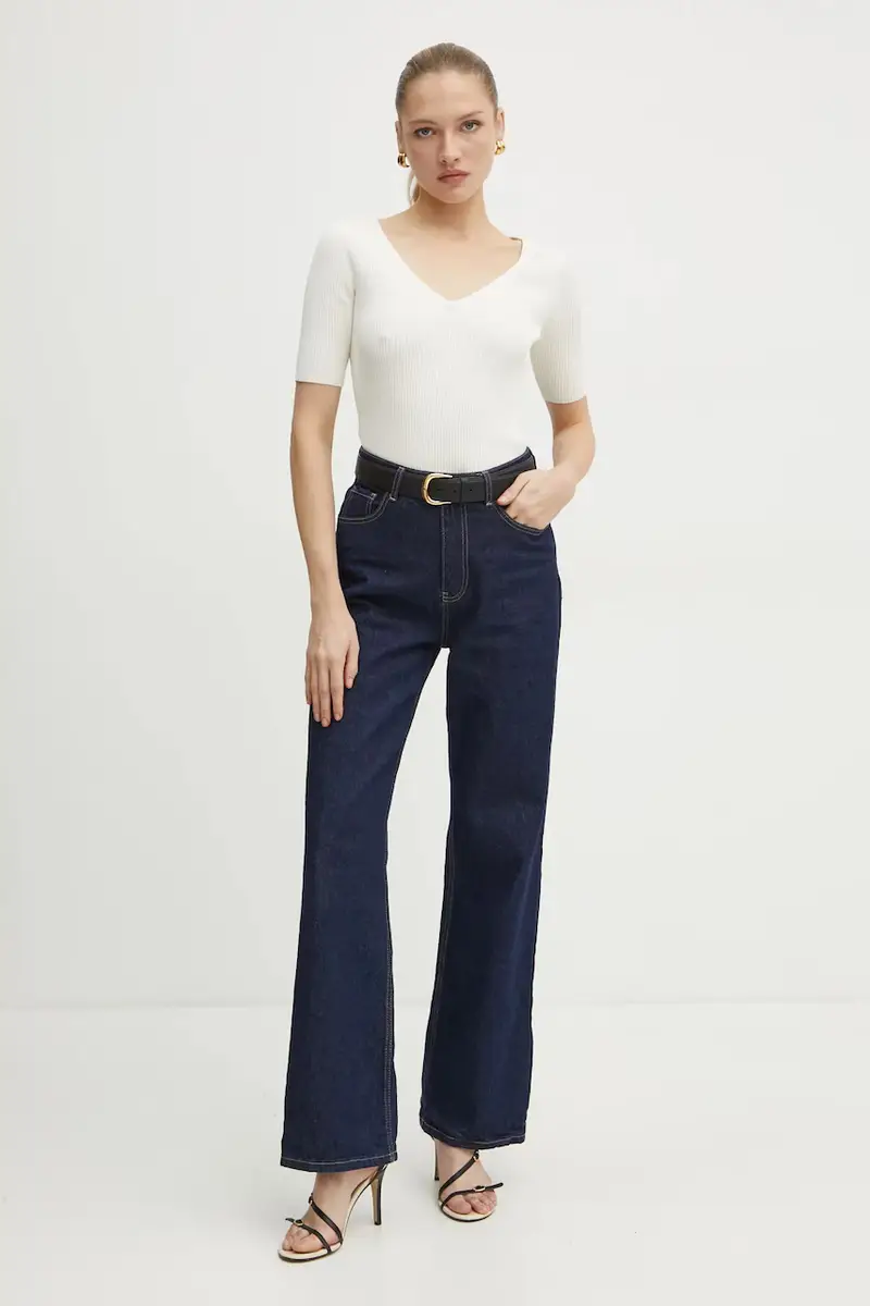 maglione donna colore beige 50534829 miniatura 2