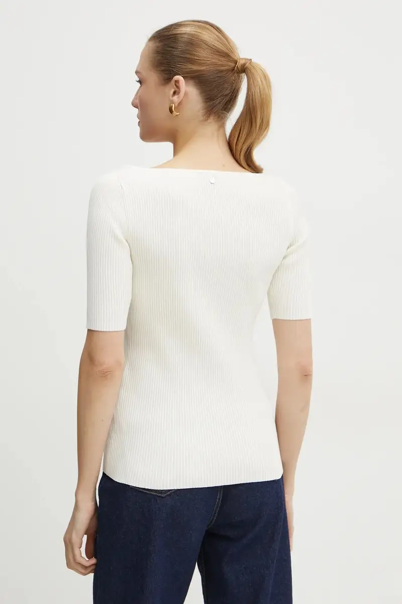 maglione donna colore beige 50534829 miniatura 3