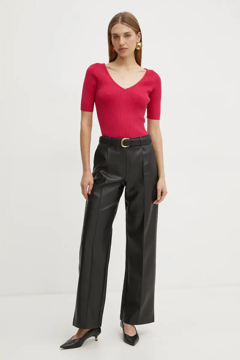 maglione donna colore rosa 50534829 miniatura 2