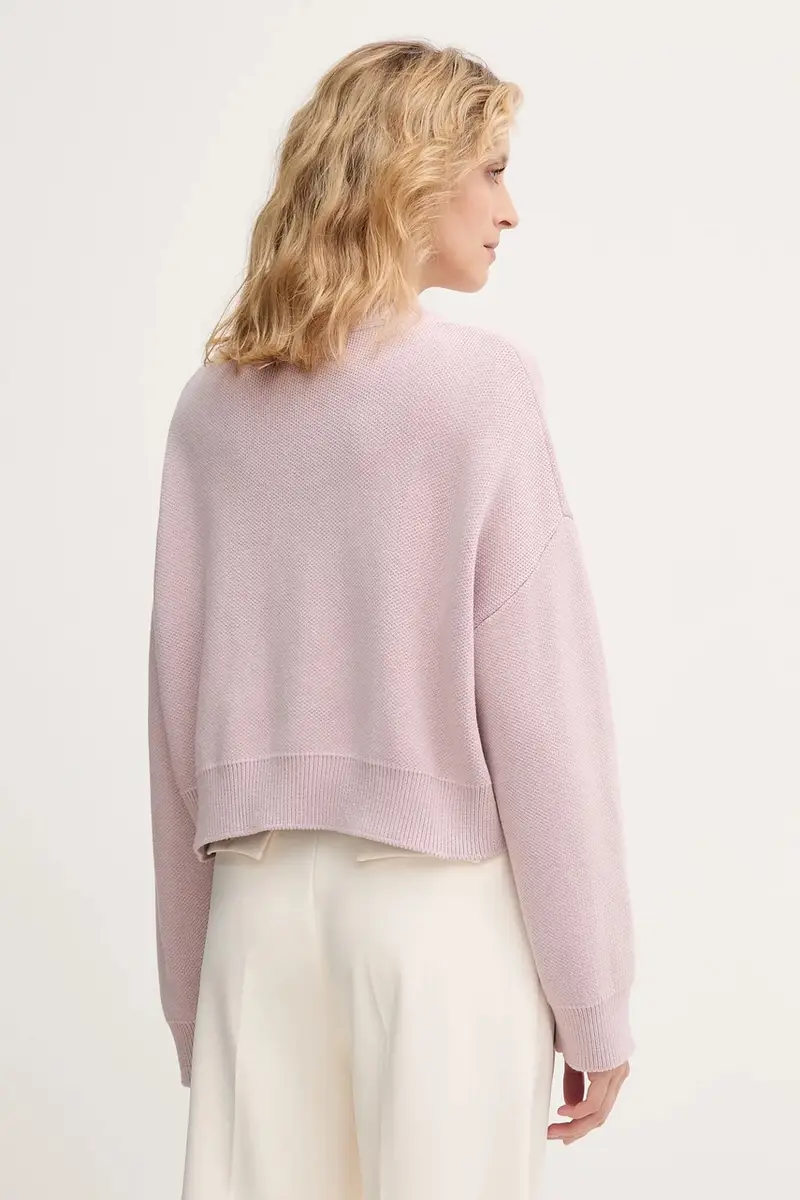 maglione in cotone donna colore rosa 50543979 miniatura 3