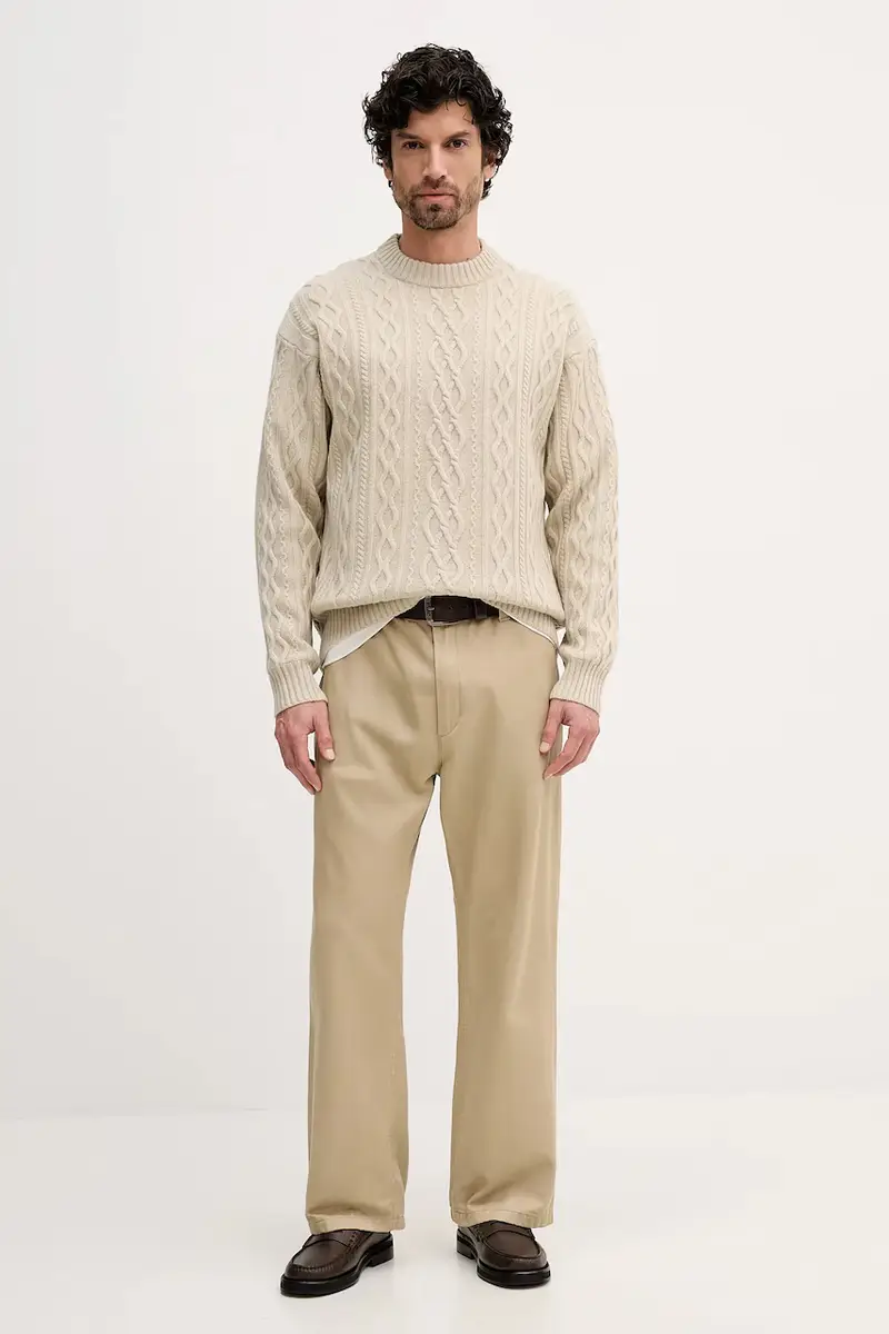 maglione in lana Kableto Beige miniatura 2