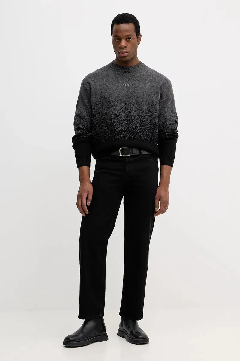 maglione in lana Kalbrush uomo colore grigio 50548701 miniatura 2