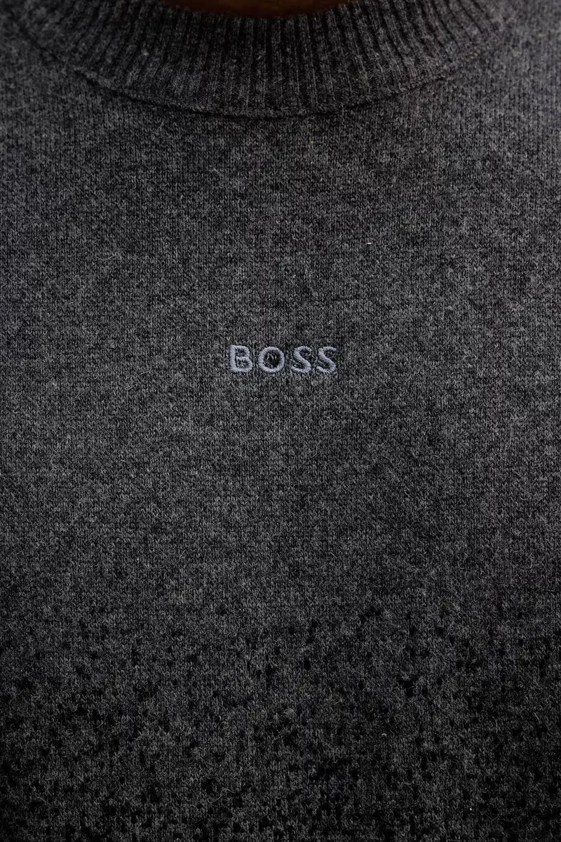 maglione in lana Kalbrush uomo colore grigio 50548701 miniatura 5