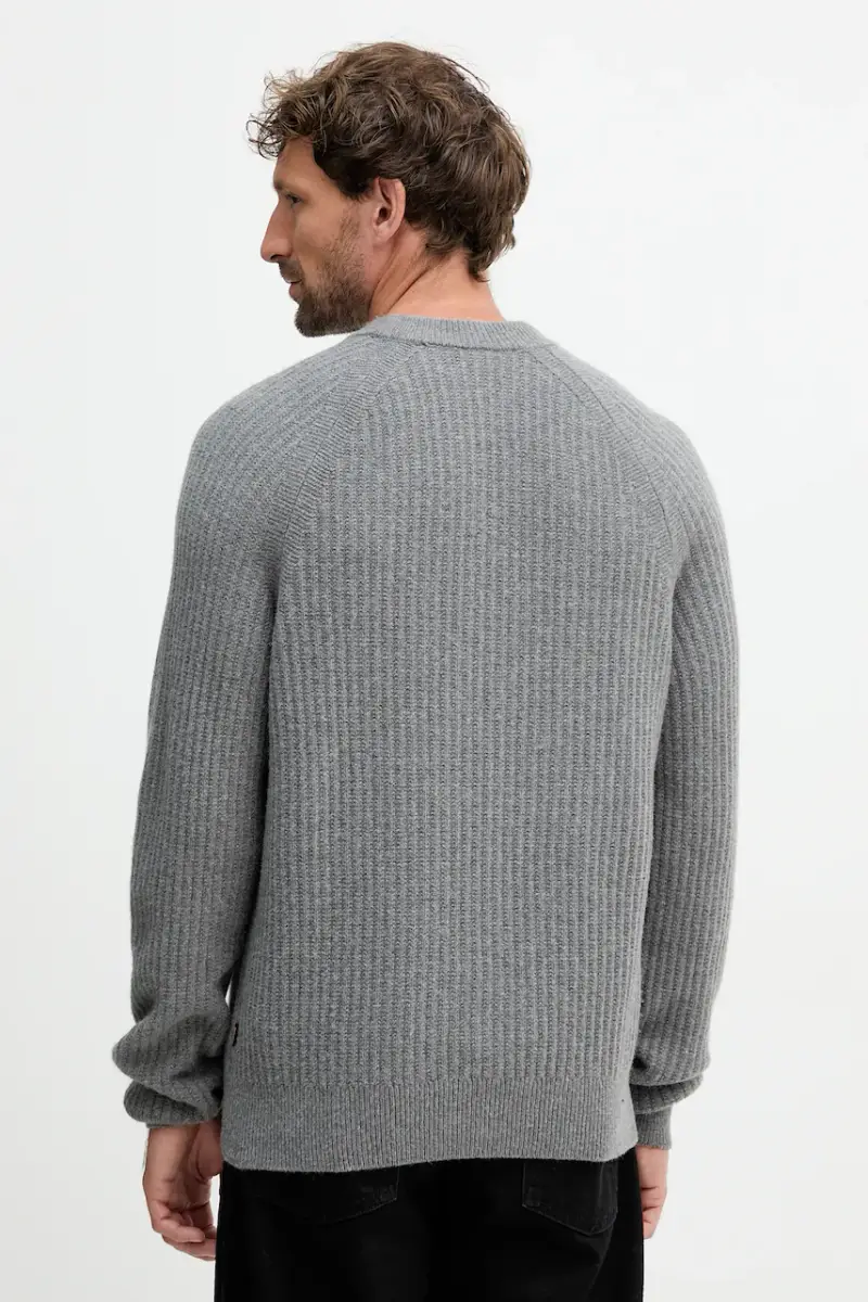 maglione in lana Klacier uomo colore grigio 50548674 miniatura 3