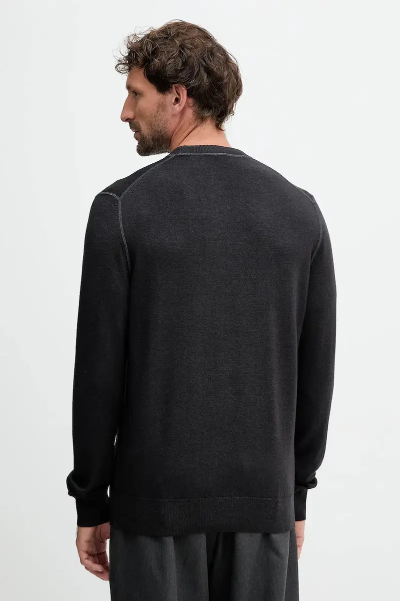 maglione in lana uomo colore nero 50550534 miniatura 3