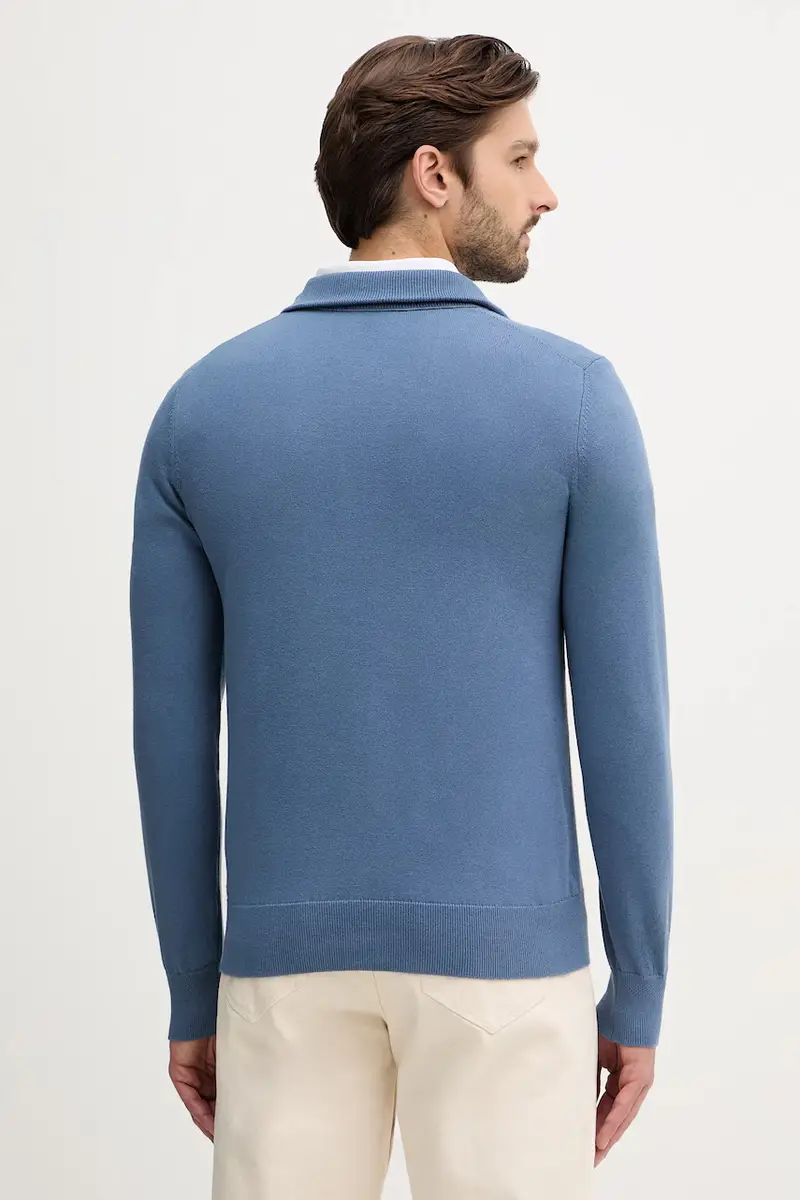 maglione in misto lana Kanobix_uomo colore nero 50527585 Blu miniatura 3