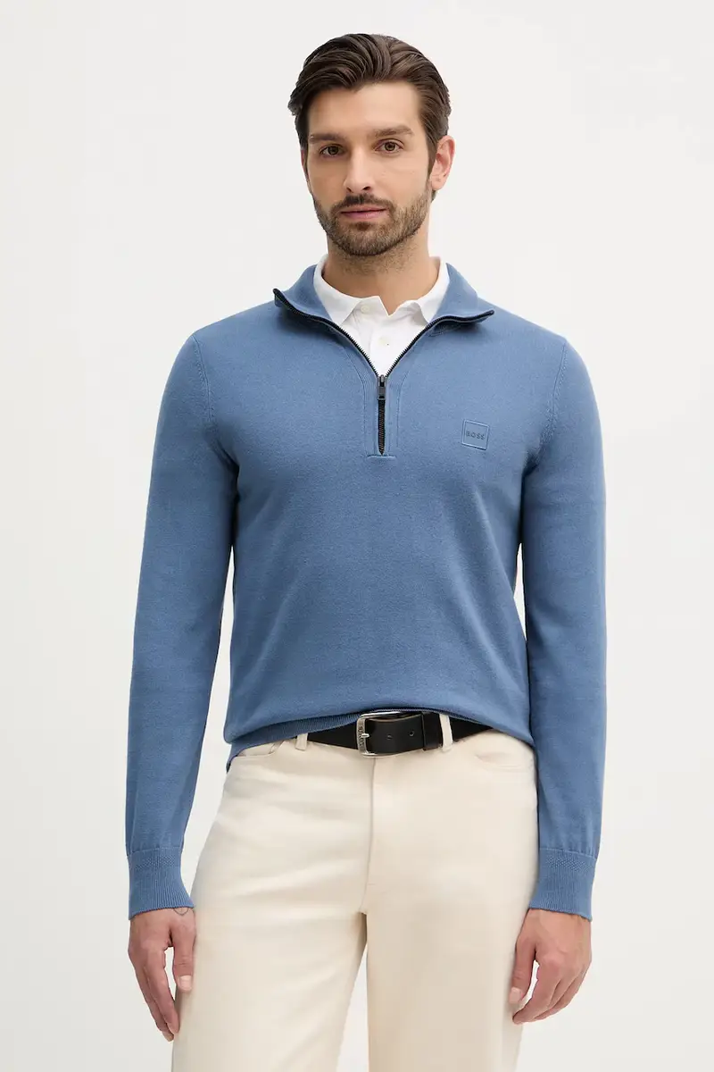 maglione in misto lana Kanobix_uomo colore nero 50527585 Blu