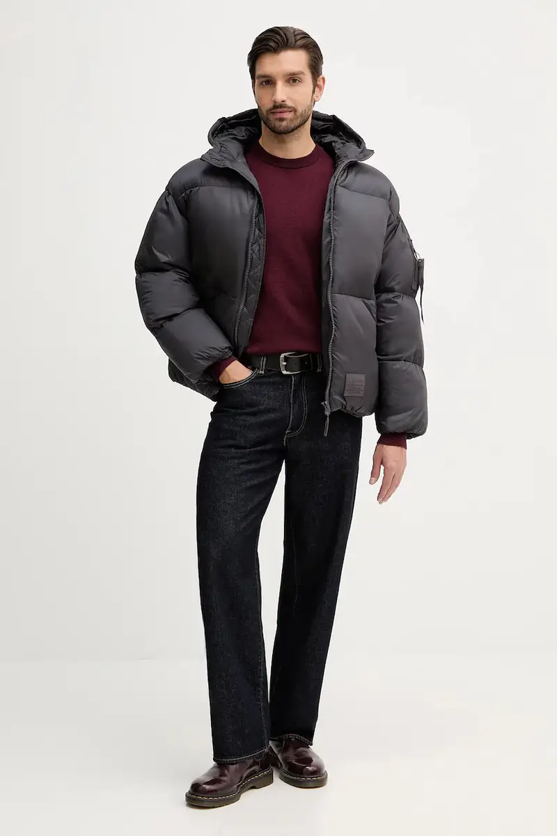 maglione in misto lana Kanovano_uomo colore blu navy 50527583 Granata miniatura 2