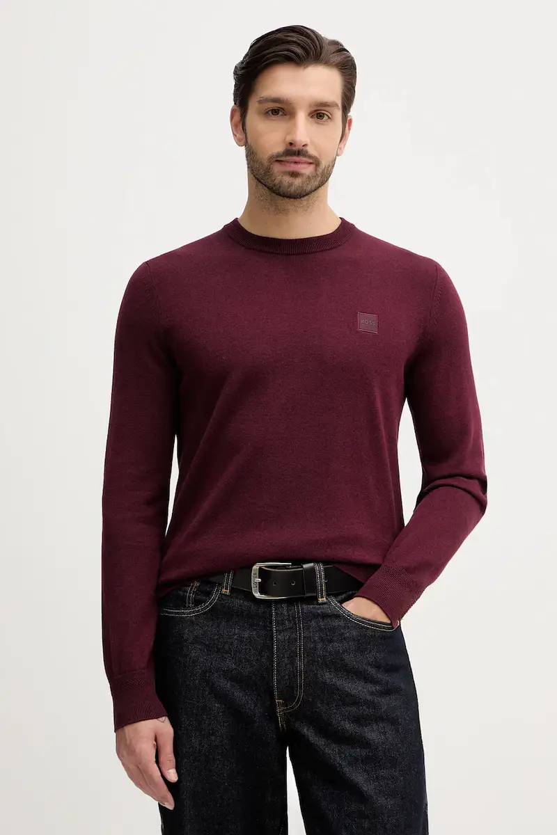 maglione in misto lana Kanovano_uomo colore blu navy 50527583 Granata