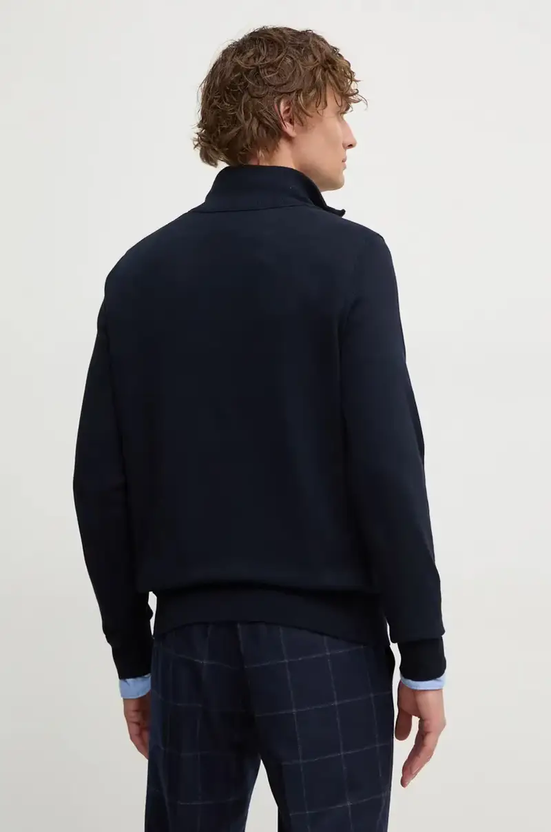 maglione in misto lana uomo colore beige 50527585 Blu navy miniatura 3