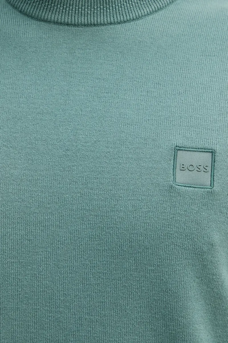 maglione in misto lana uomo colore blu navy 50527583 Turchese miniatura 5