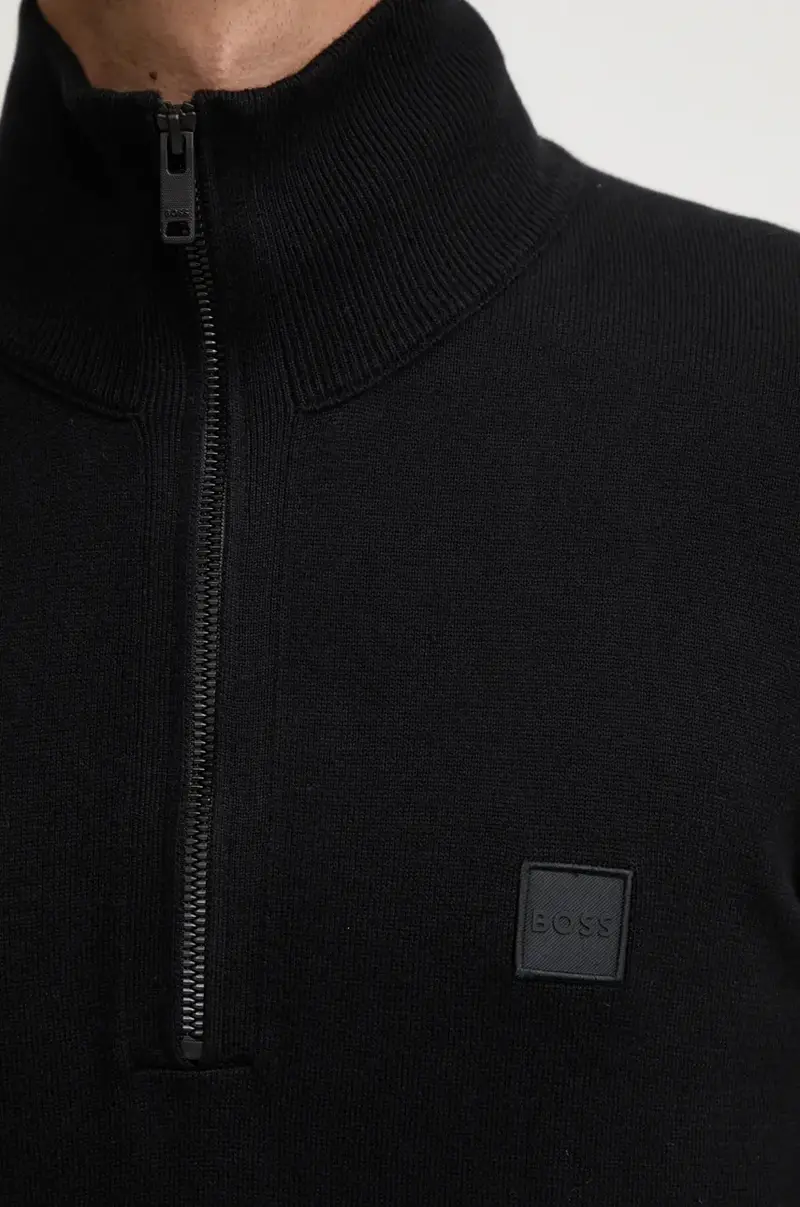 maglione in misto lana uomo colore nero 50527585 miniatura 5