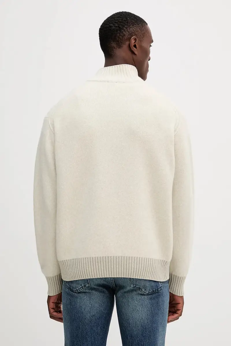 maglione uomo colore beige 50548669 miniatura 3