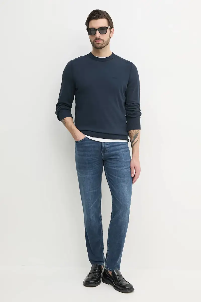 maglione uomo colore blu navy 50508766 miniatura 2