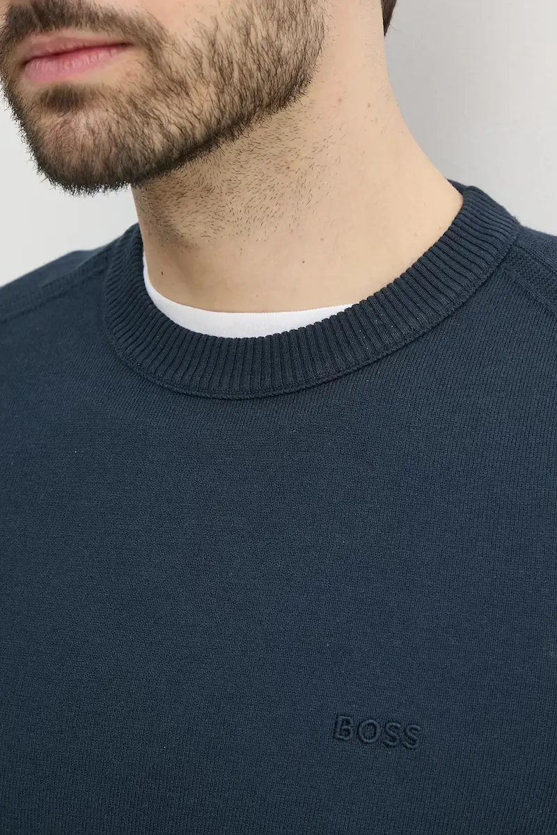 maglione uomo colore blu navy 50508766 miniatura 5