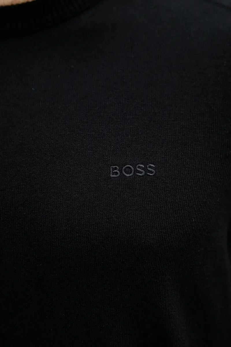 maglione uomo colore blu navy 50508766 Nero miniatura 5