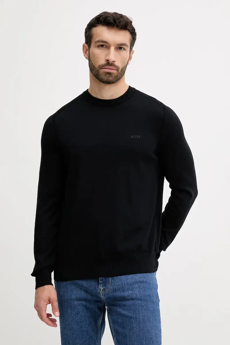 maglione uomo colore blu navy 50508766 Nero