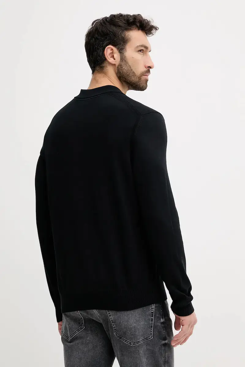 maglione uomo colore nero 50531553 miniatura 3
