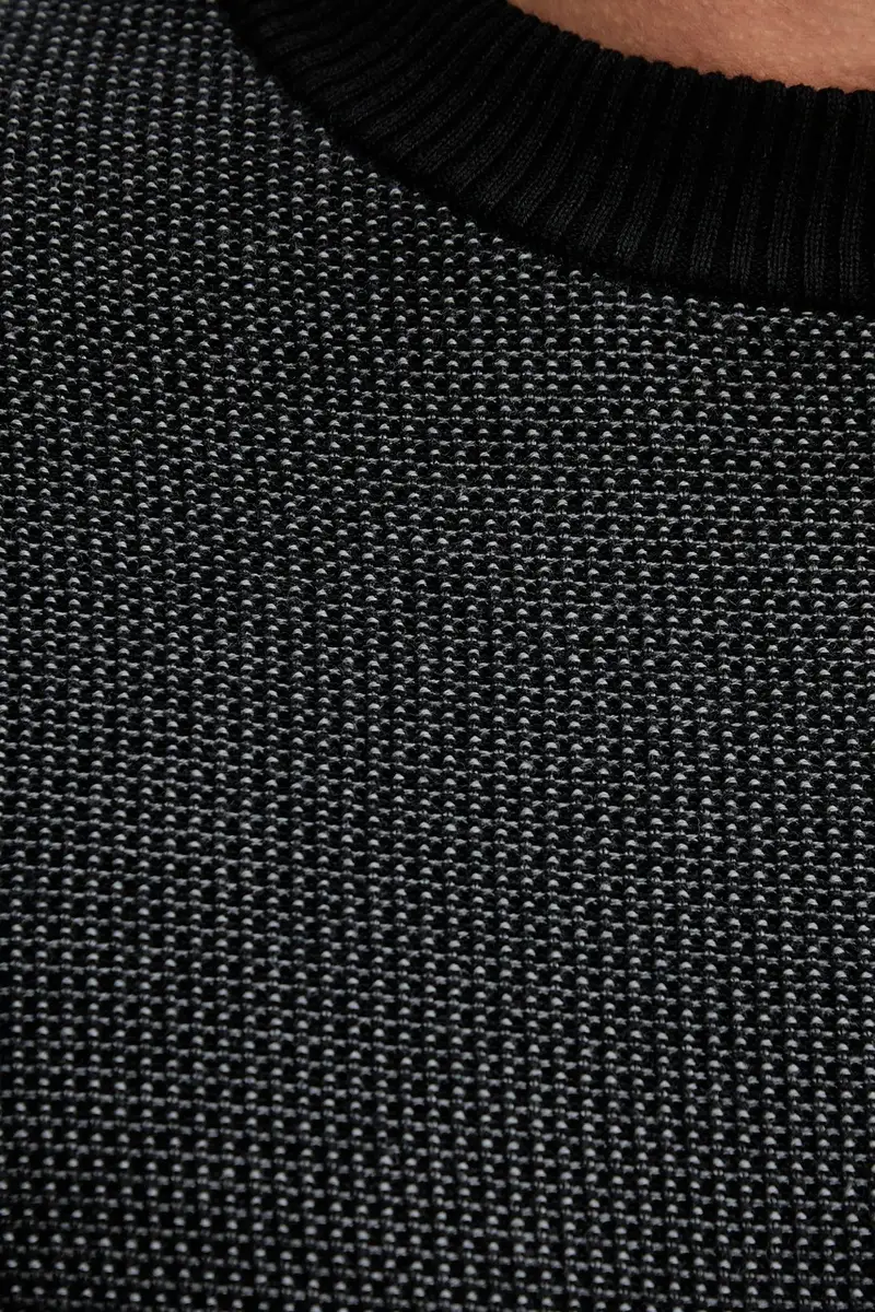 maglione uomo colore nero 50548673 miniatura 5