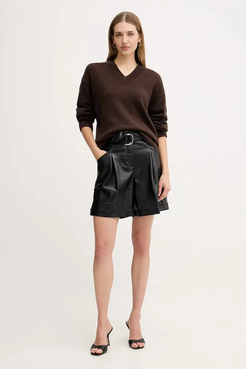 pantaloncini C_Tadeli donna colore nero 50547323 miniatura 2