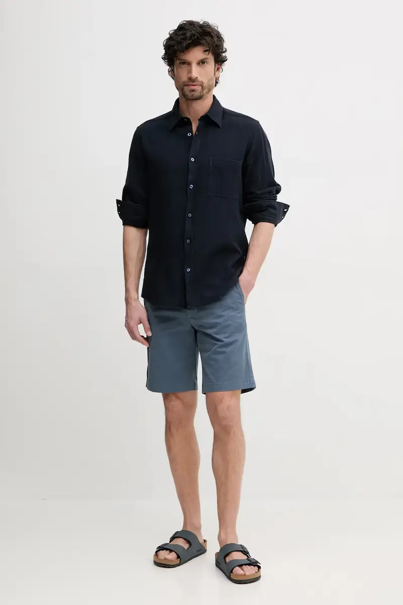 pantaloncini uomo colore blu 50536884 miniatura 2