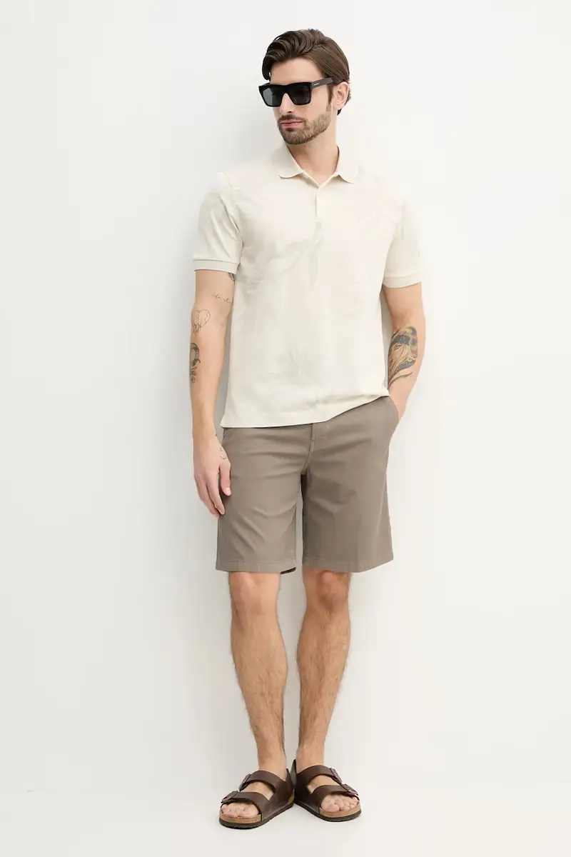 pantaloncini uomo colore marrone 50536864 miniatura 2