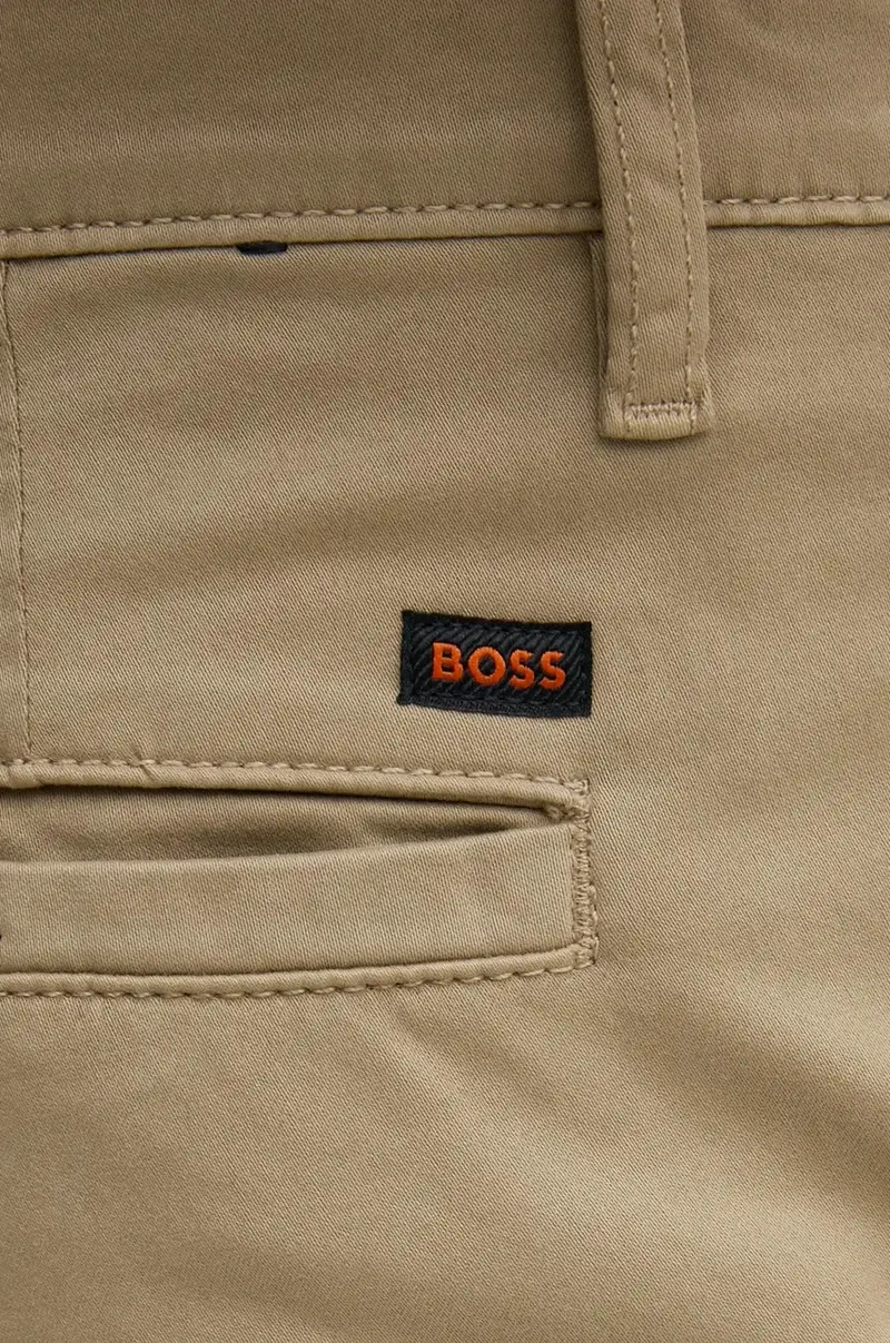 pantaloni Chino_tapered Beige miniatura 4