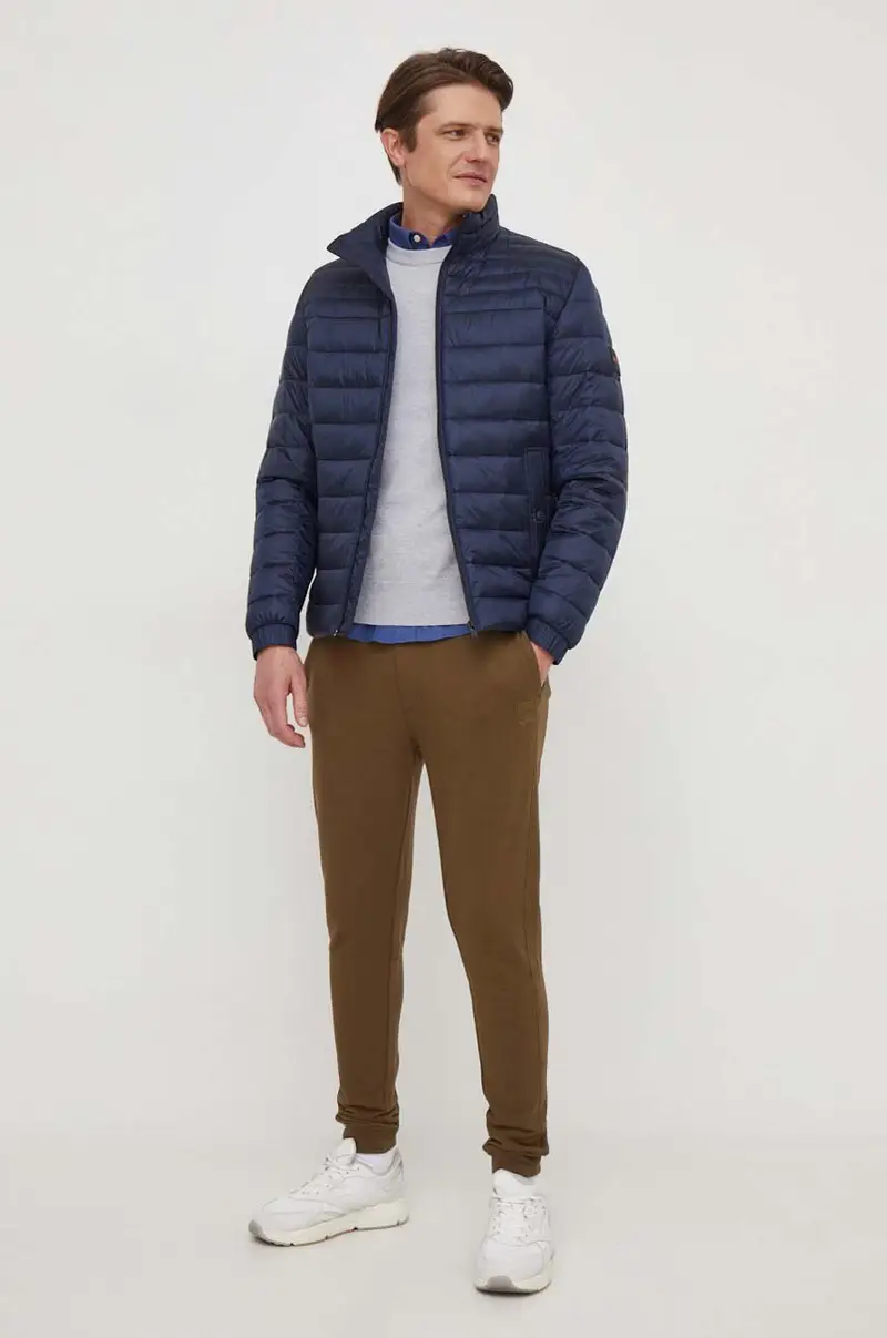 pantaloni da jogging in cotone colore verde miniatura 2