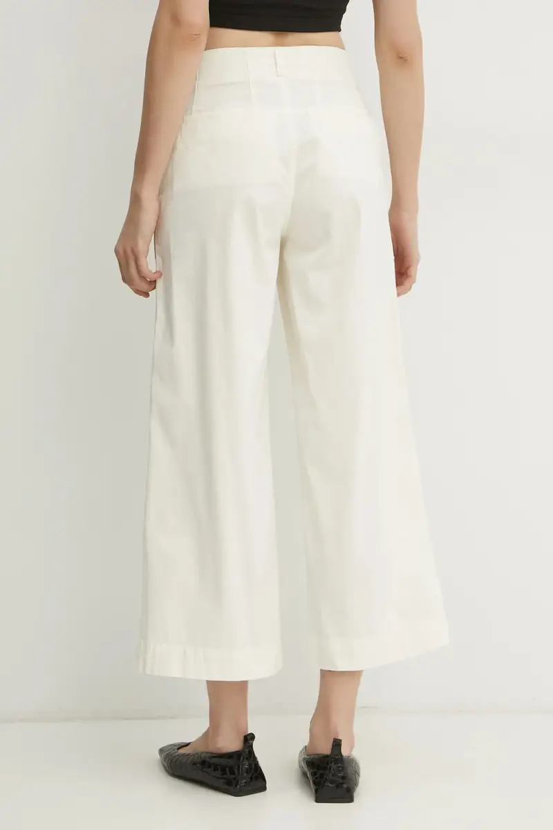 pantaloni donna colore beige 50531767 miniatura 3