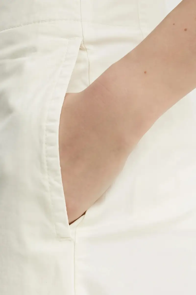 pantaloni donna colore beige 50531767 miniatura 4