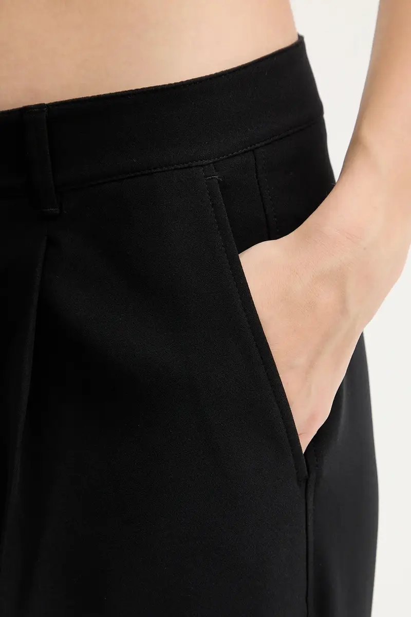 pantaloni donna colore grigio 50545580 Nero miniatura 4