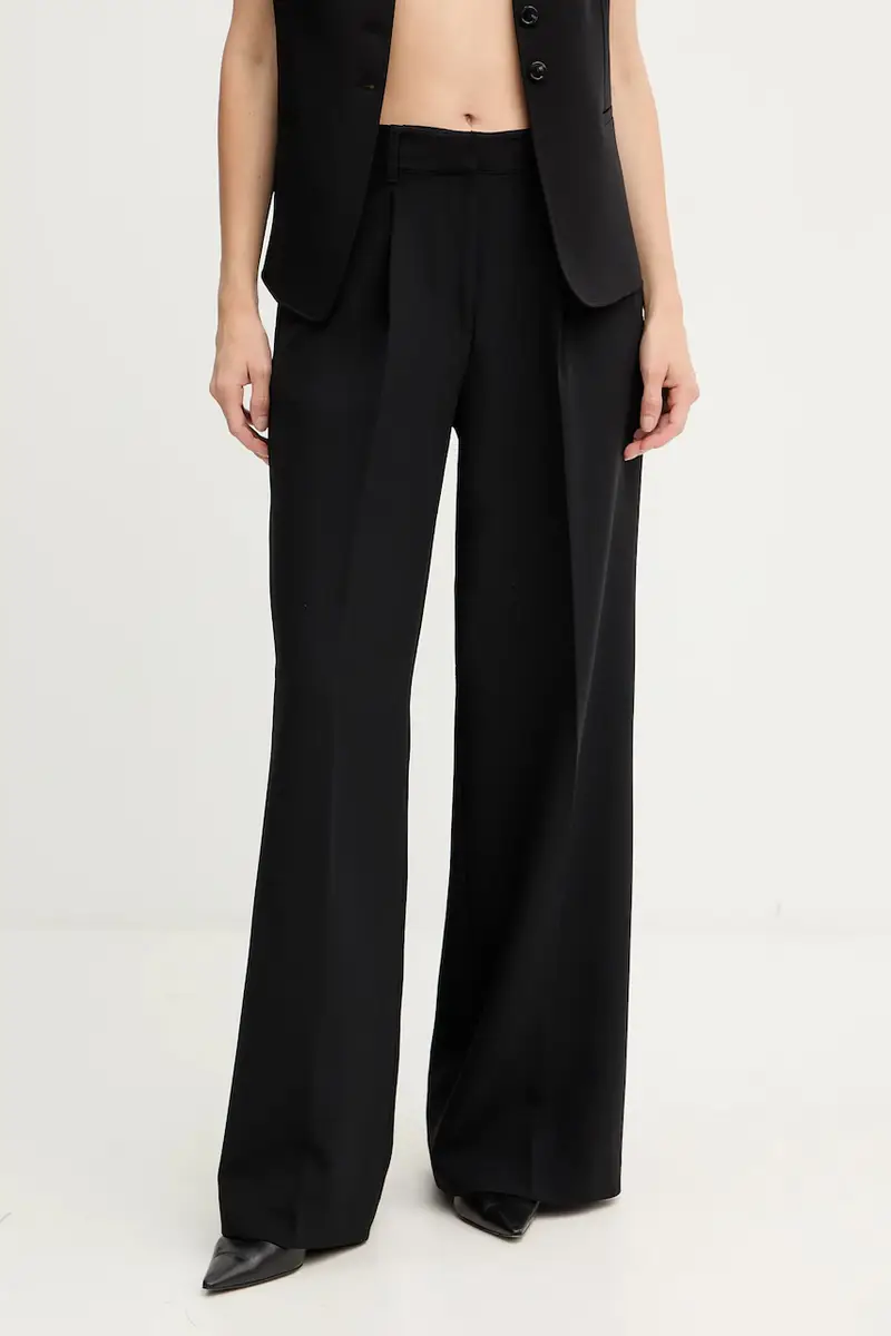 pantaloni donna colore grigio 50545580 Nero